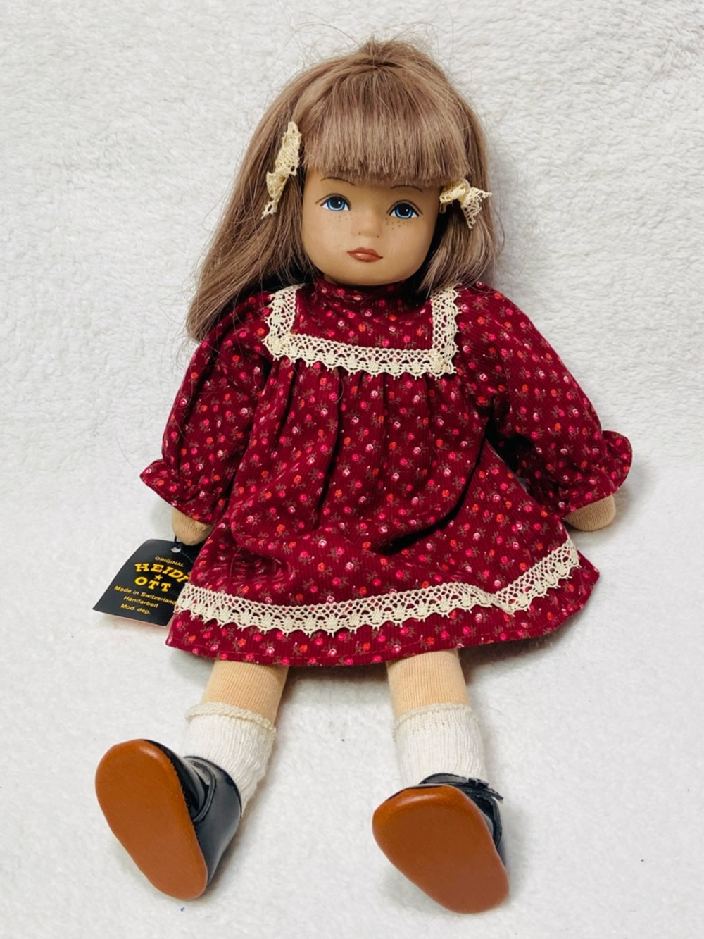 11” Vintage Swiss Heidi Ott ‘Anita’ Doll Heidi Ott Doll Import Doll